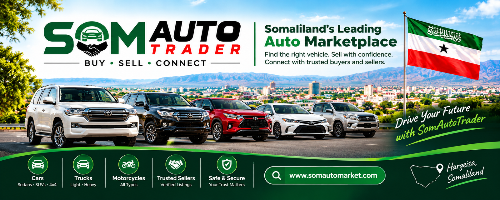 Somaliland's Leading Auto Marketplace - Buy, Sell, Connect